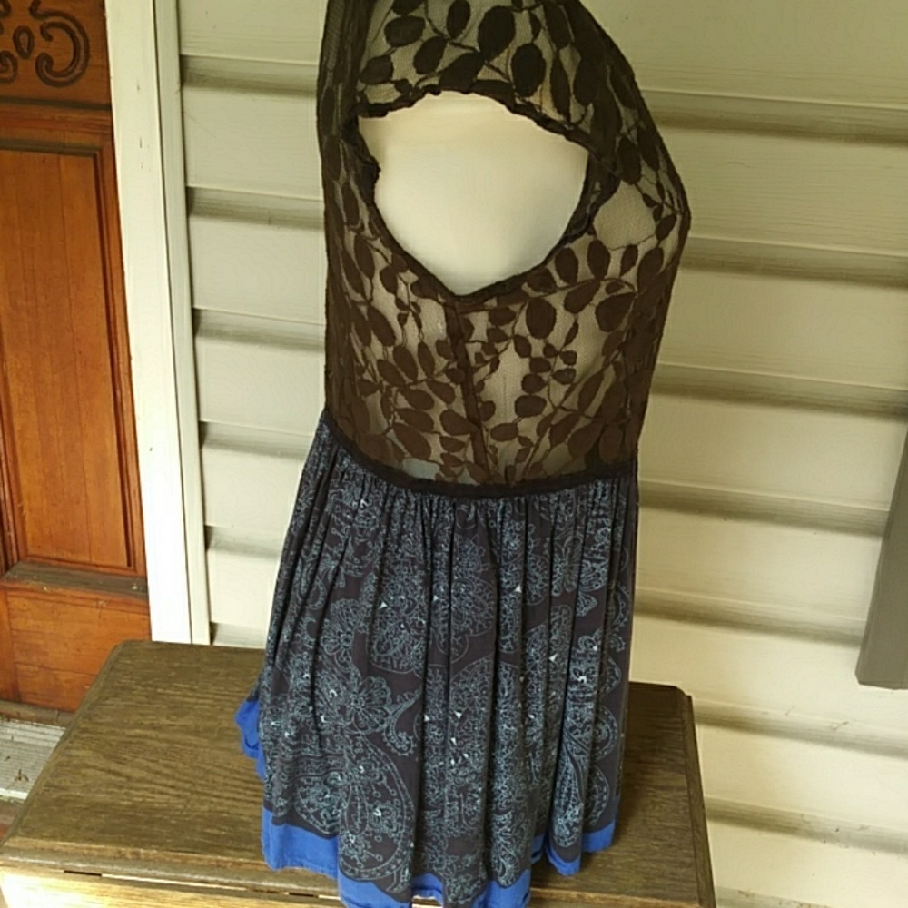 Free People Left Me Speechless Lace Babydoll dress tunic - Picture 4 of 5